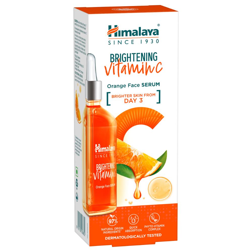Himalaya Brightening Vitamin C Orange Face Serum for Glowing Skin