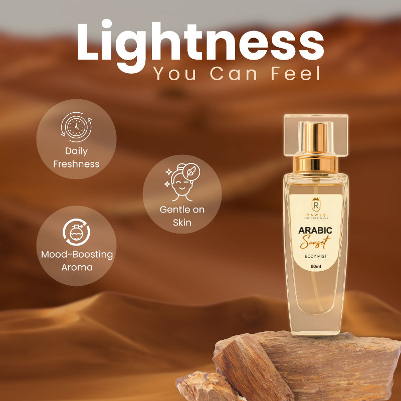 RAWLS Arabic Sunset Body Mist Perfume