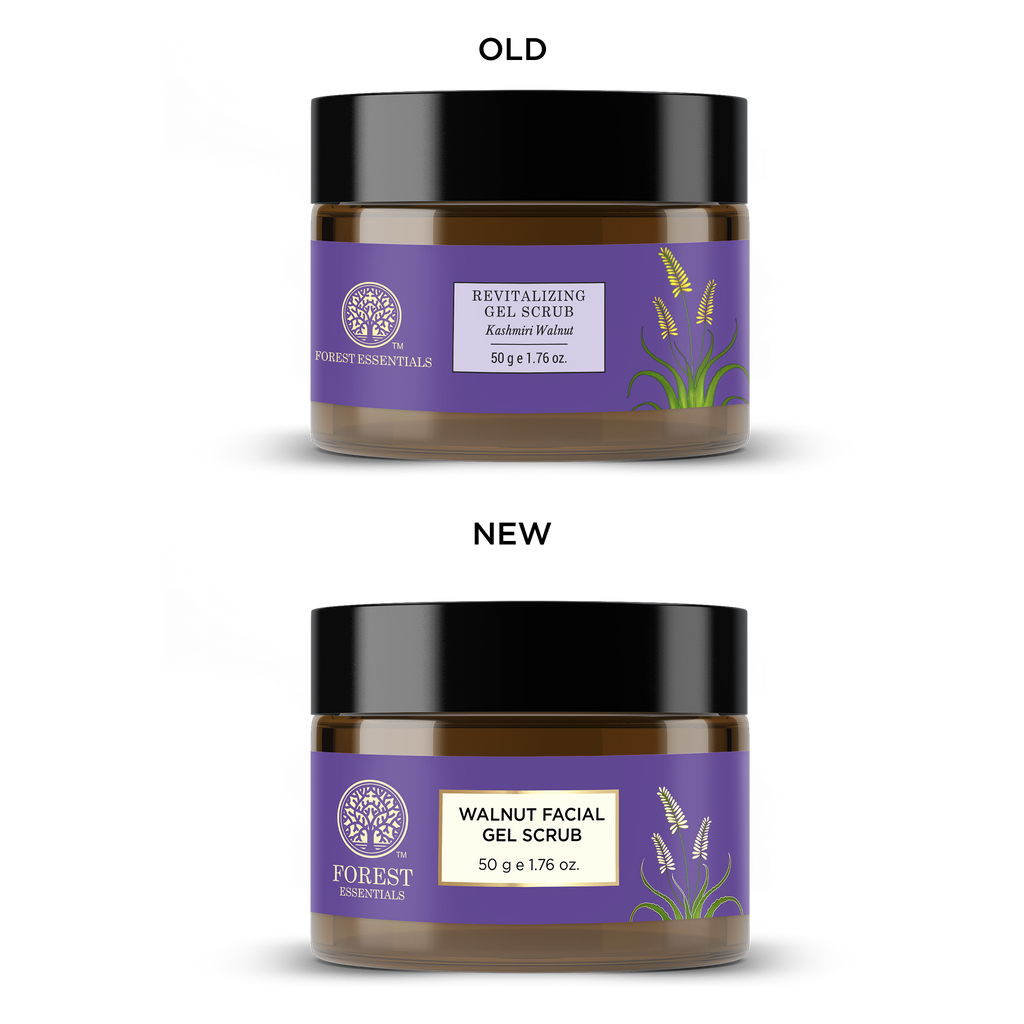 Forest Essentials Walnut Facial Gel Scrub Ayurvedic Tan Removal Walnut Scrub