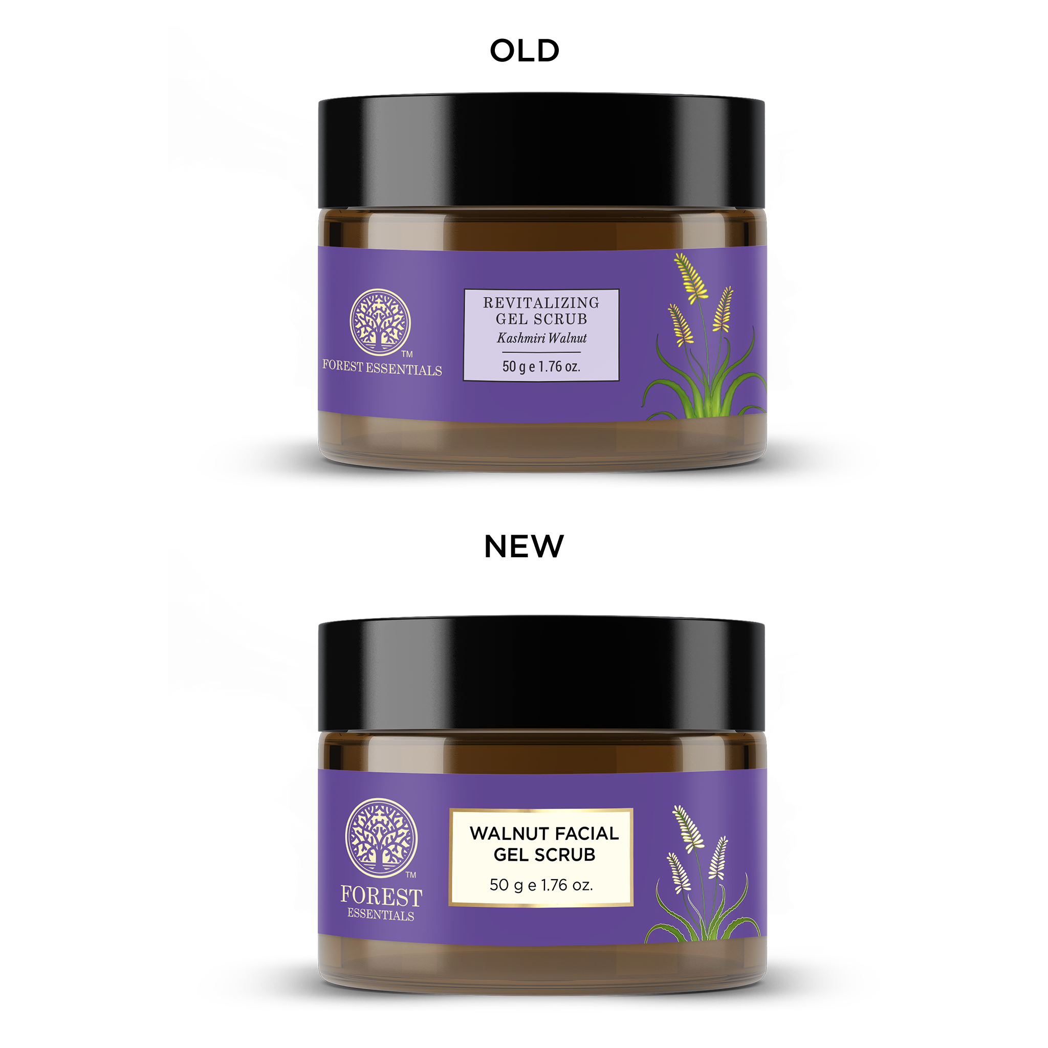 Forest Essentials Walnut Facial Gel Scrub Ayurvedic Tan Removal Walnut Scrub