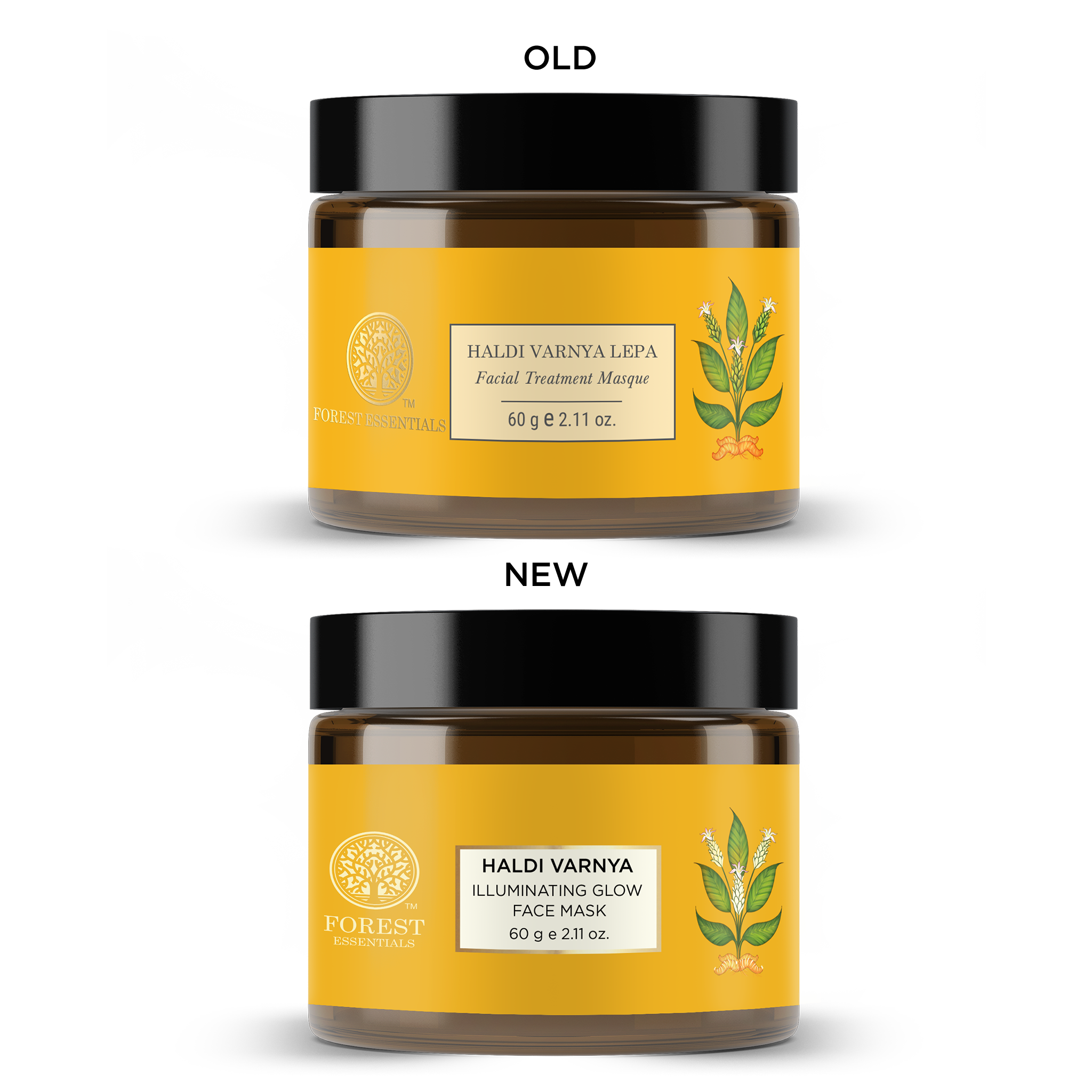 Forest Essentials Haldi Varnya Illuminating Glow Face Mask- Hydrating Face Pack