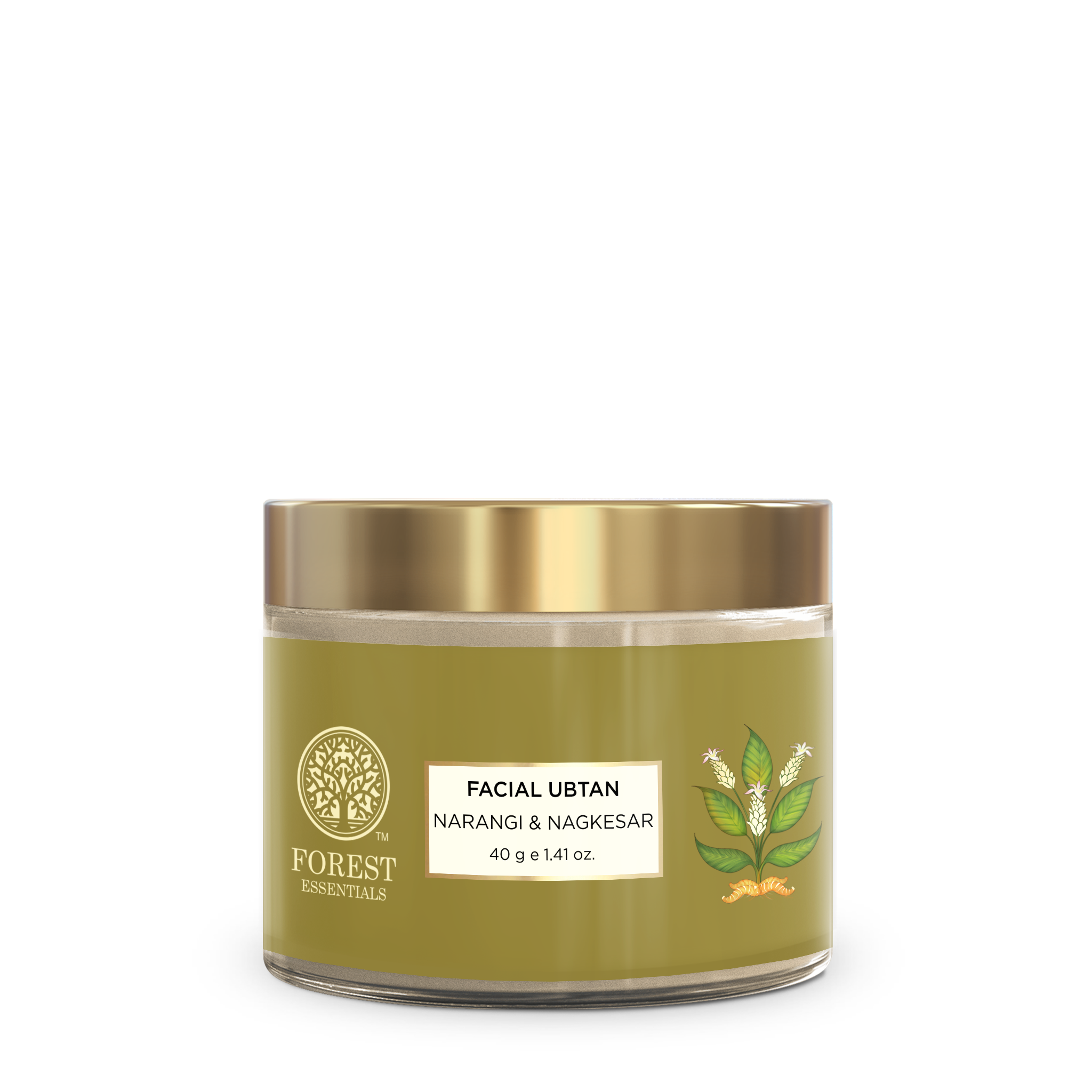 Forest Essentials Narangi & Nagkesar Facial Ubtan Ayurvedic Face Pack For Tan Removal