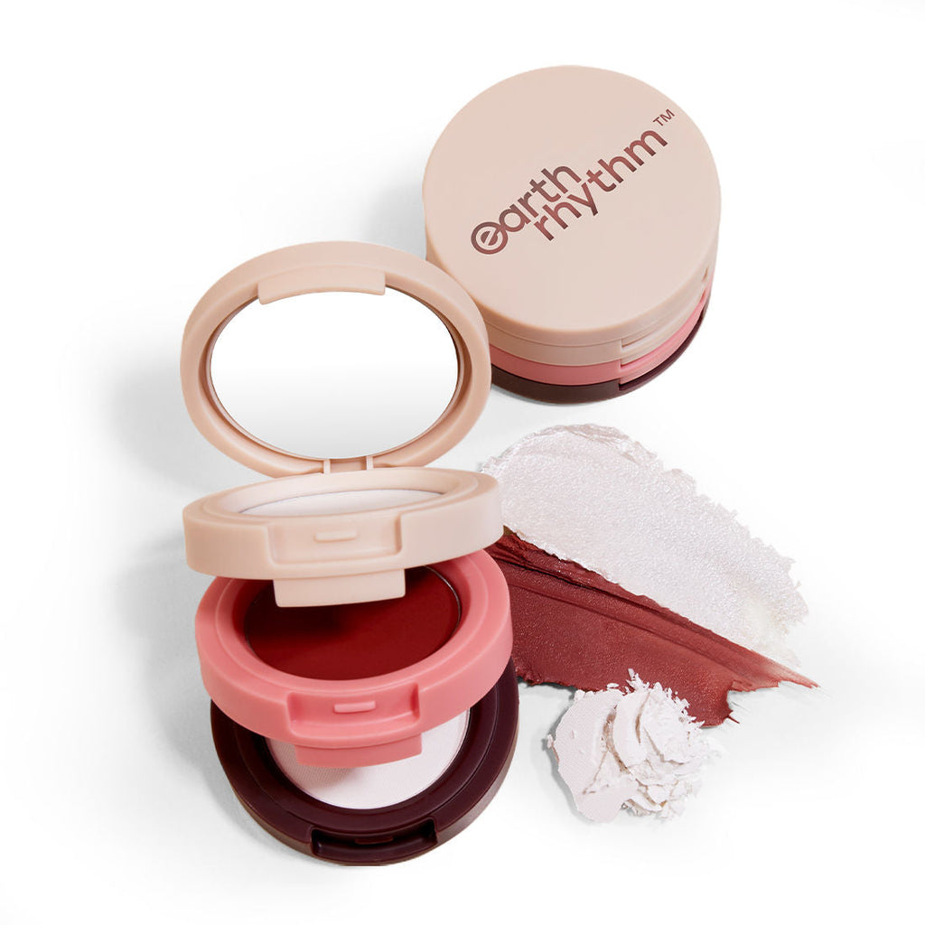 Earth Rhythm Dab Set Go 3-In-1 Face Palette