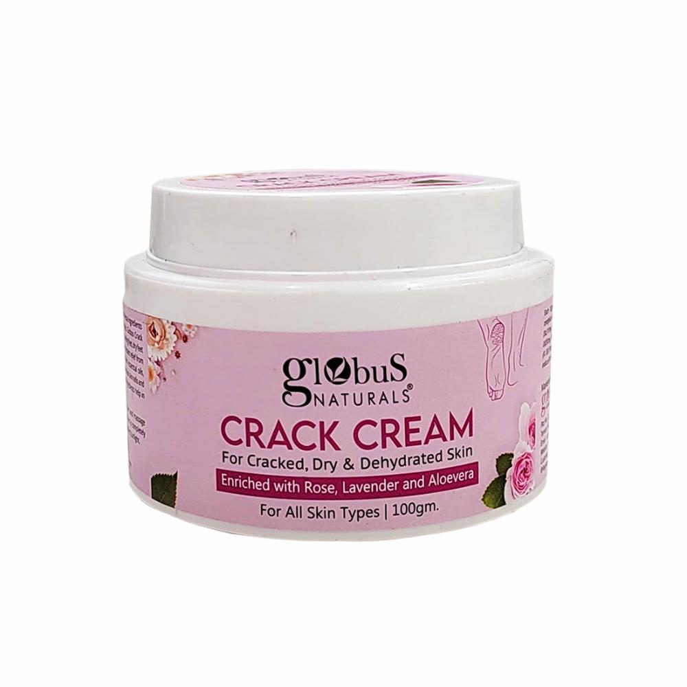 Globus Naturals Heels & Feet Crack Cream Enriched with Aloevera Grapes & Rose