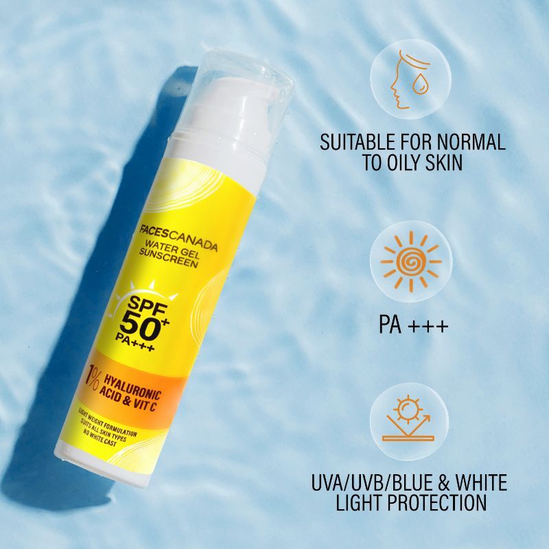 Faces Canada Water Gel Sunscreen SPF 50+ PA+++
