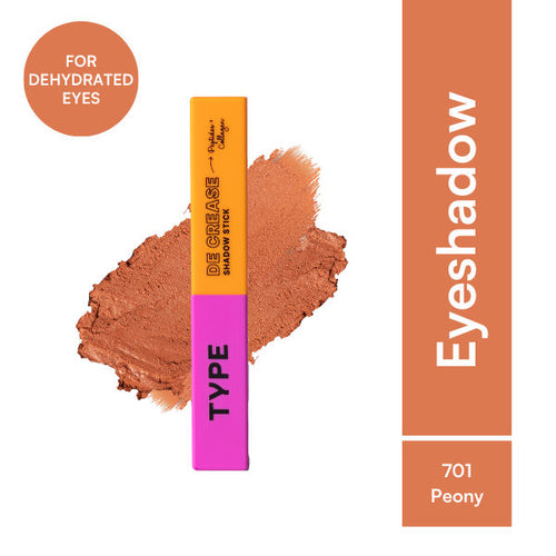 Type Beauty Eye Shadow Stick For Dry Skin With Peptides In Glitter And Matte Finish