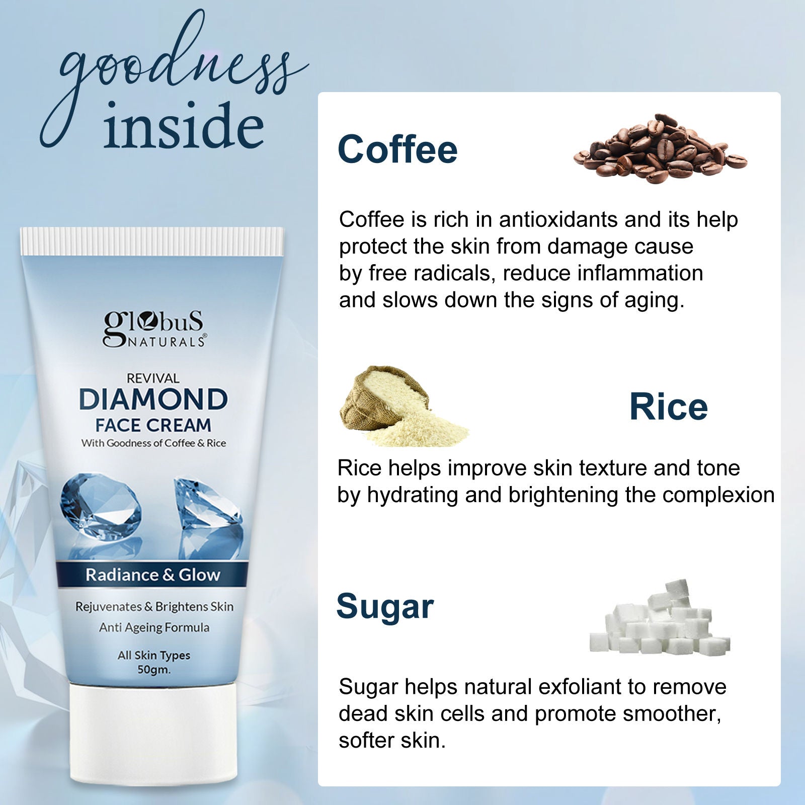 Globus Naturals Revival Diamond Face Cream