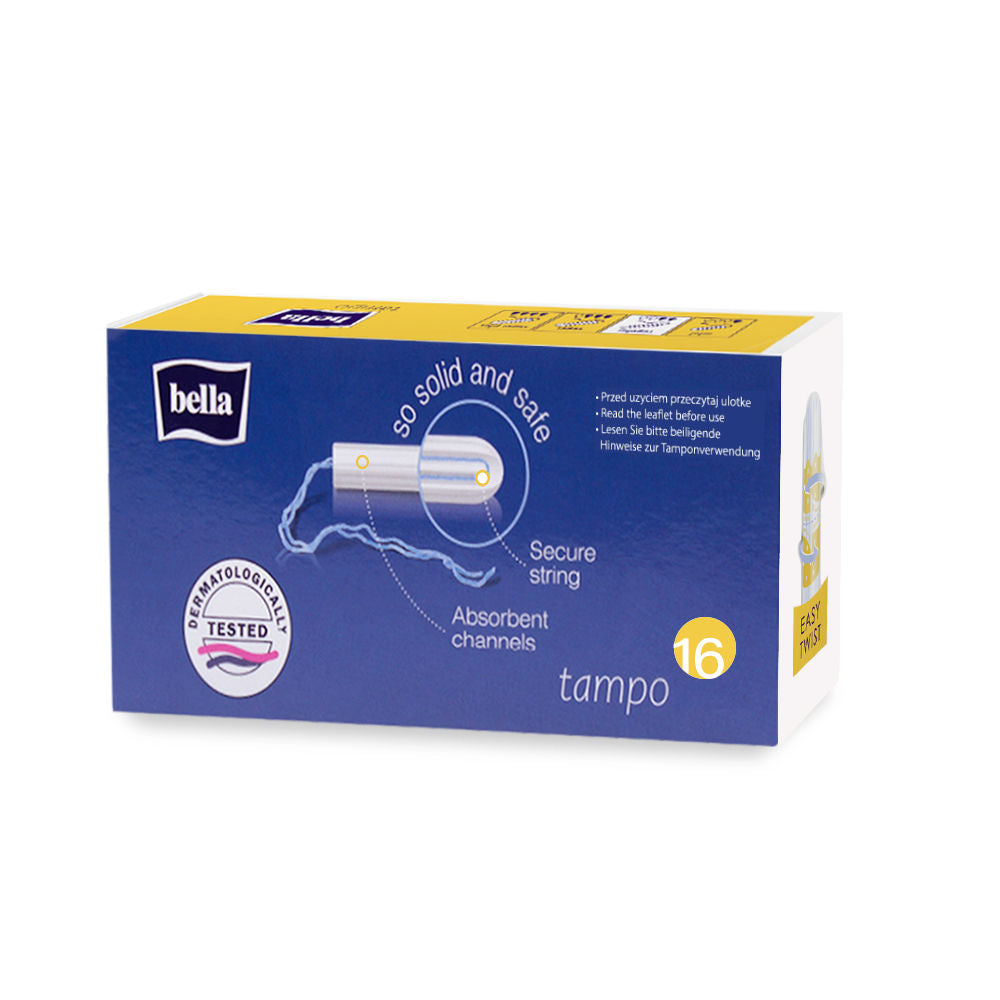 Bella Tampon Regular for Women, High Absorption, Regular Flow, Comfort Fit, Leakproof (16 Pcs)