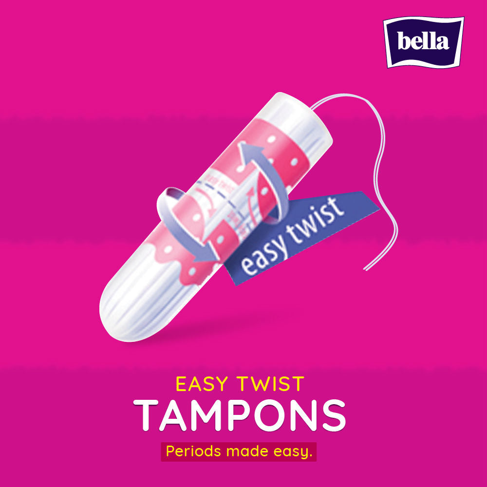 Bella Tampon Regular for Women, High Absorption, Regular Flow, Comfort Fit, Leakproof (16 Pcs)