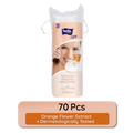 Bella Cotton Pads With D Panthenol & Orange Blossom Extracts, 100% Cotton, Double Sided