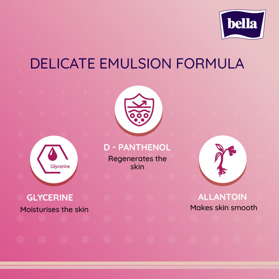 Bella Sensitive Intimate Wash For Women, Gynecologically Tested, Delicate Emulsion Formula (300ml)