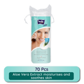 Bella Cotton Pads with Aloe vera Extracts, 100% Cotton, Double Sided, Nail Polish Removal