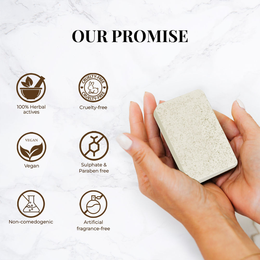 Just Herbs Coconut Handmade Bathing Bar Soap for Women And Men