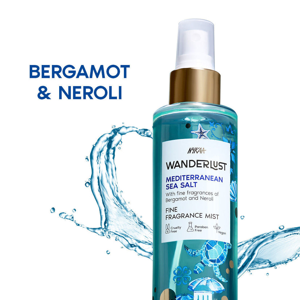 Nykaa Wanderlust French Lavender Perfume Body & Hair Mist, Long-lasting Fragrance