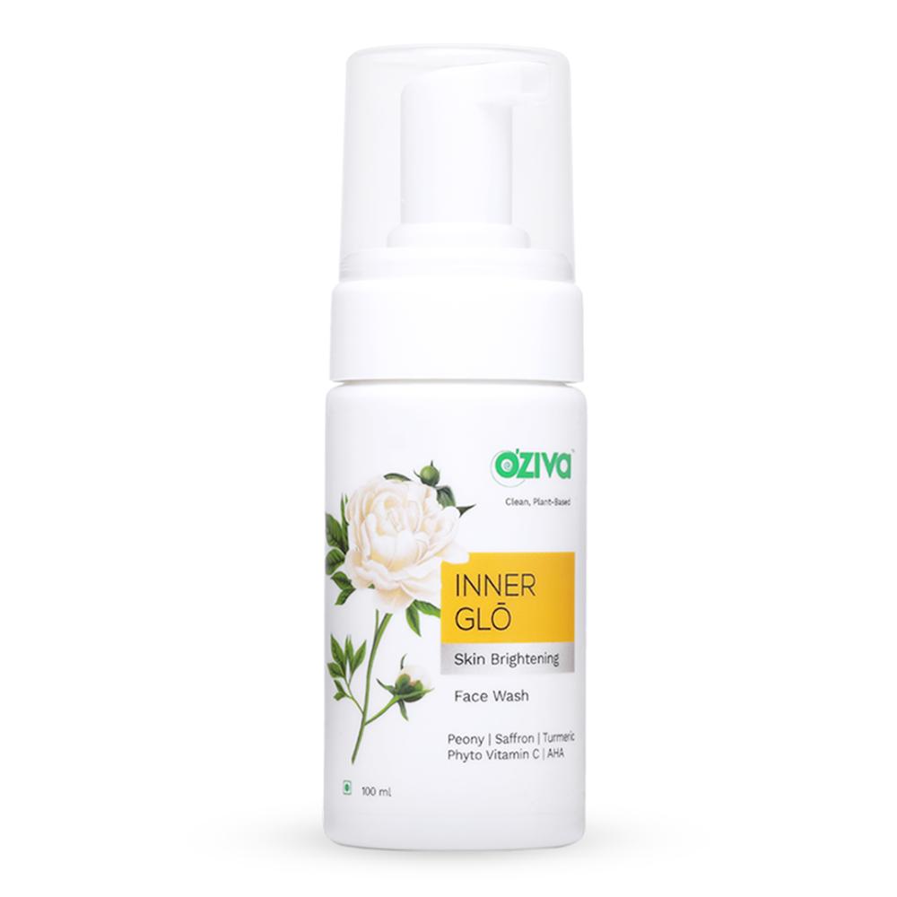 OZiva Inner Glo Skin Brightening Face Wash (with Vitamin C) for Spot Correction & Radiance