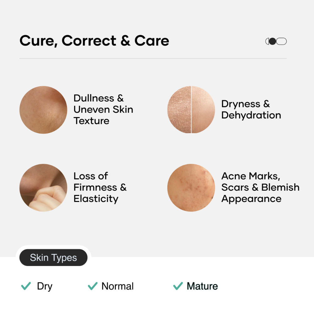 Cureskin Gentle Cleanse Brightening Face Wash With Lactic Acid AHA Foam