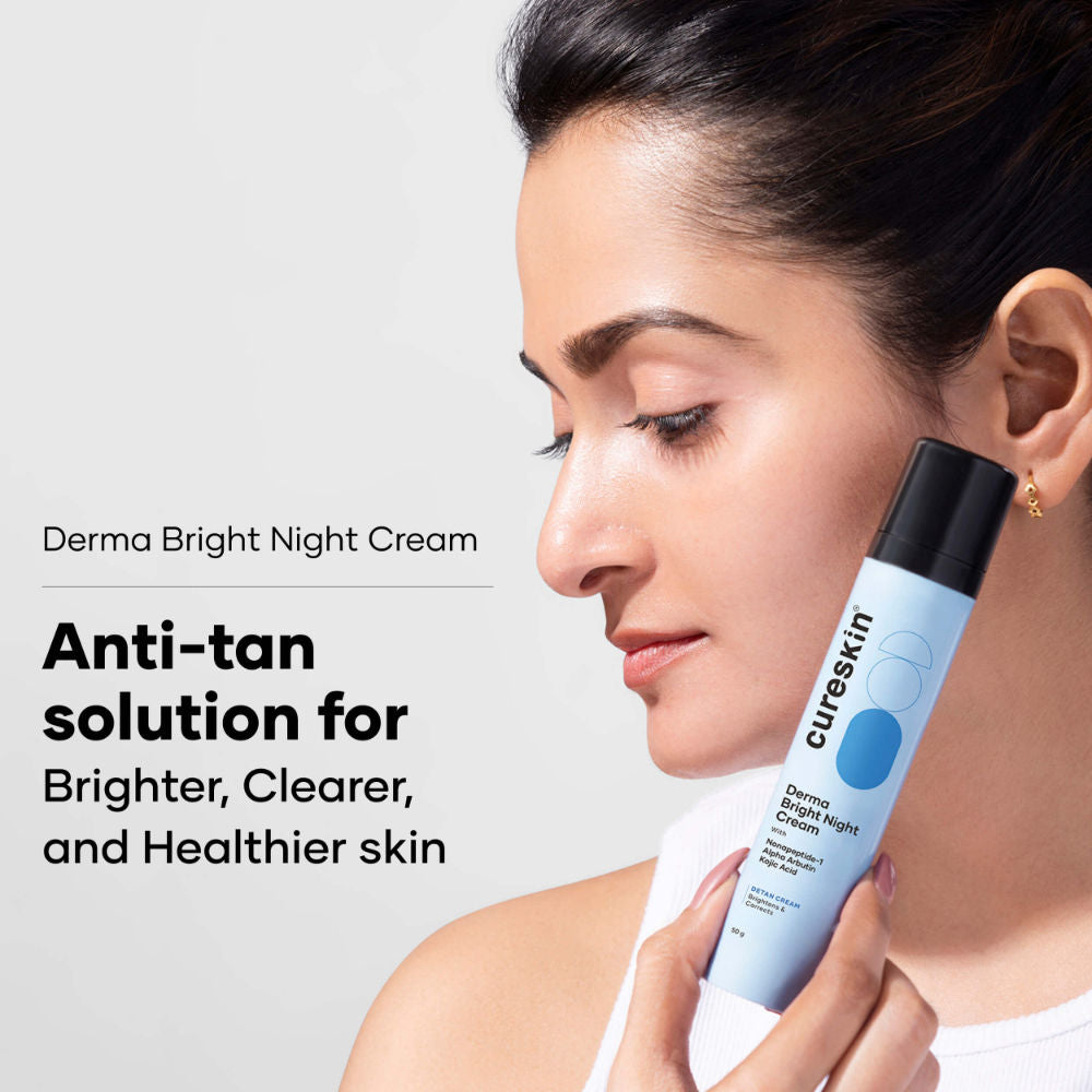 Cureskin Kojic Acid Face Cream Detan Night Cream