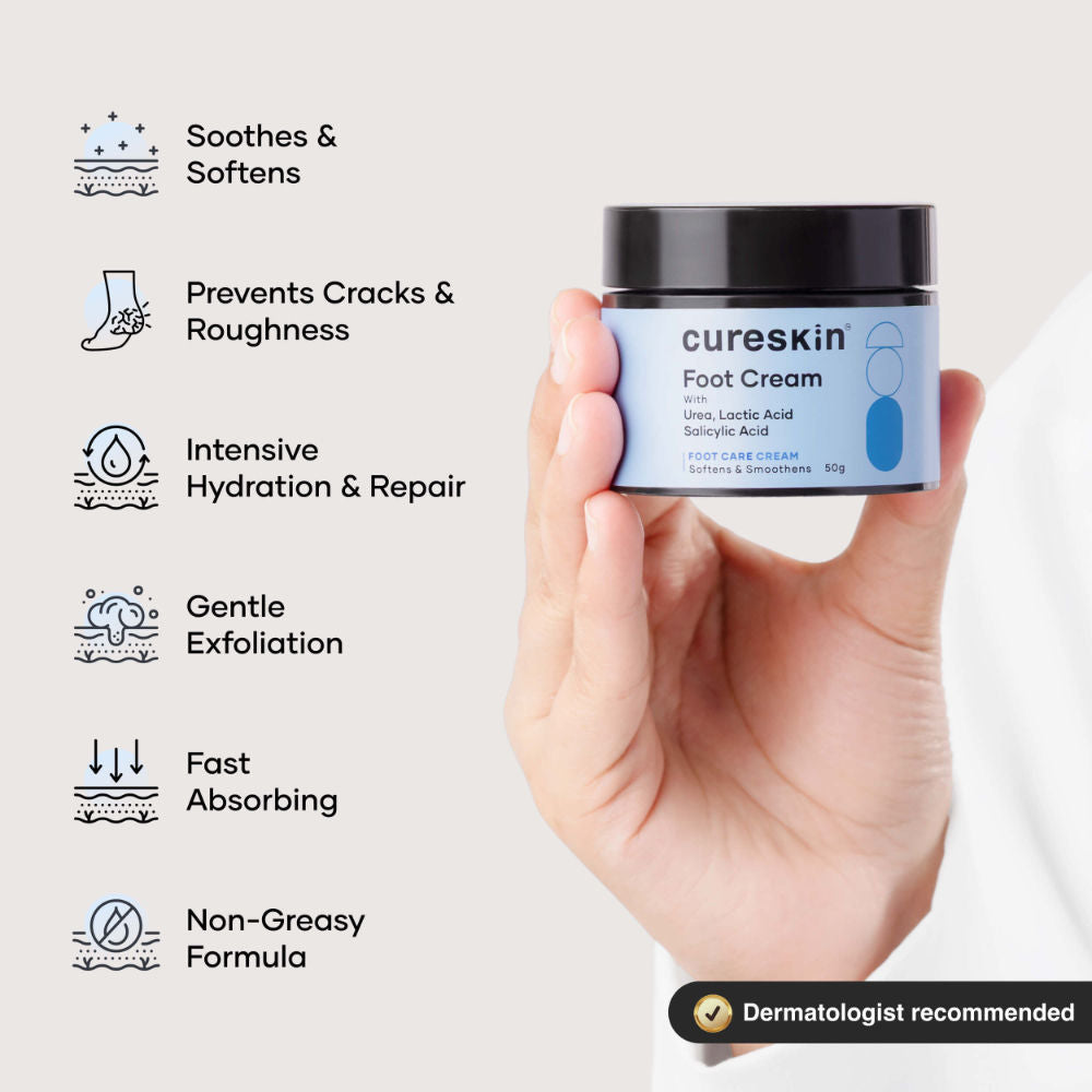 Cureskin Foot Care Cream for Cracked Heels
