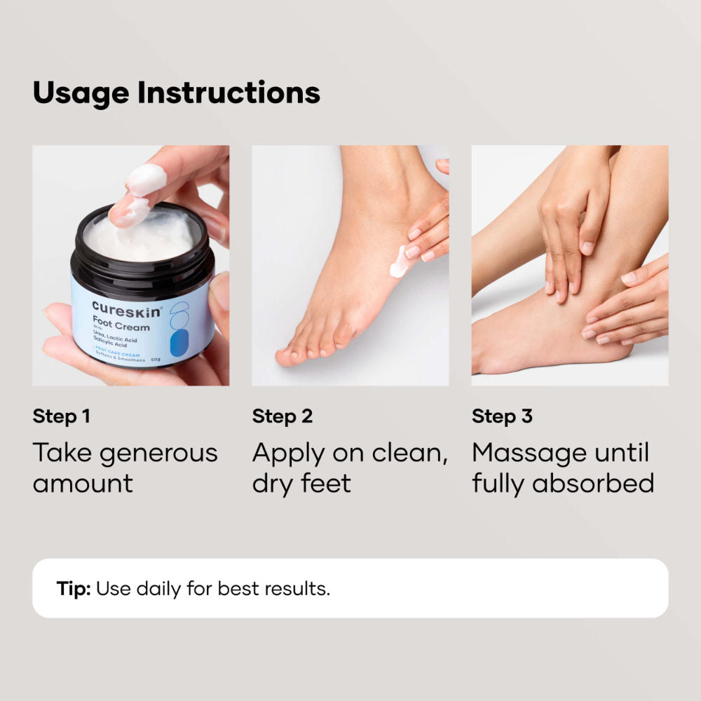 Cureskin Foot Care Cream for Cracked Heels