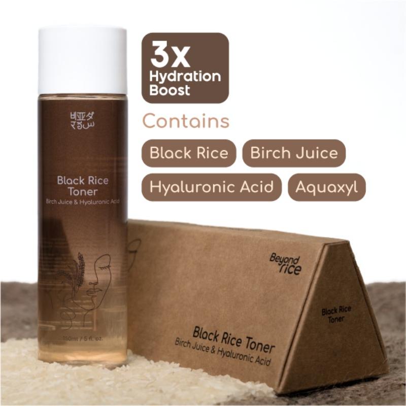 Beyond Rice Black Rice Toner With Hyaluronic Acid And Birch Juice