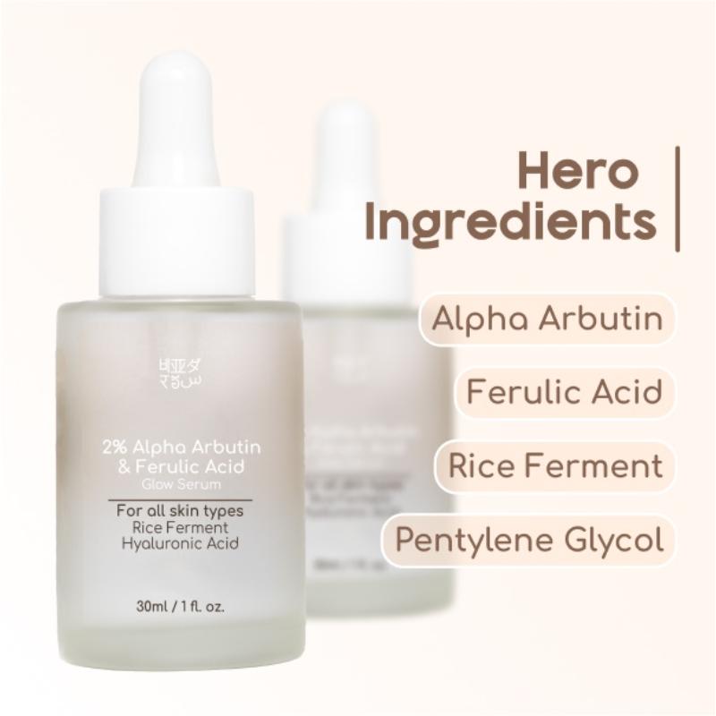 Beyond Rice Korean 2% Alpha Arbutin & Ferulic Acid Rice Water Face Glow Serum