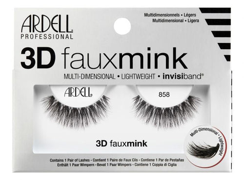 Ardell 3D Faux Mink Eyelash 858 Black - 70481