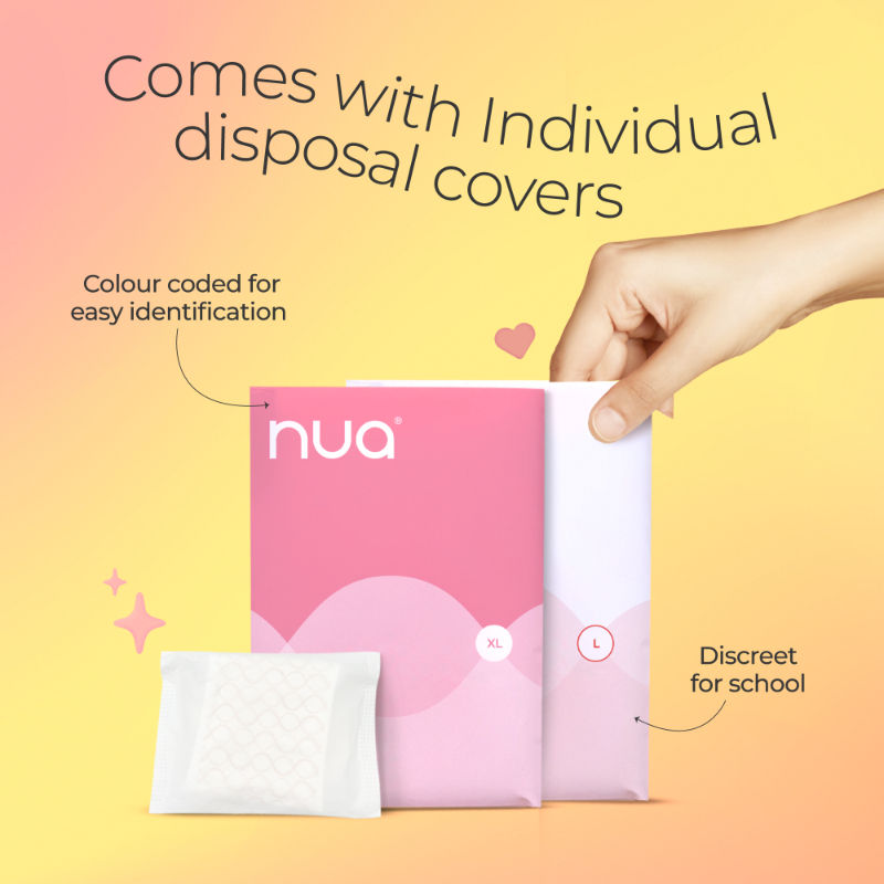 Nua Teen Comfort Pack - Sanitary Pads and Panty Liners