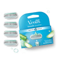 Gillette Venus Smooth Women Hair Removal Razor Blades Aloe Vera Glidestrip - 4 Pieces