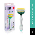 Kai K4 Soft 4-Blade Reusable Razor for Women with Sensitive Skin