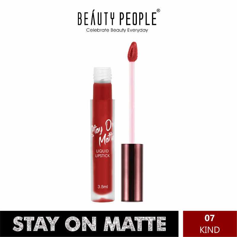 Beauty People Stay On Matte Liquid Lip Color With SPF 15