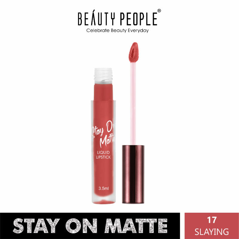 Beauty People Stay On Matte Liquid Lip Color With SPF 15
