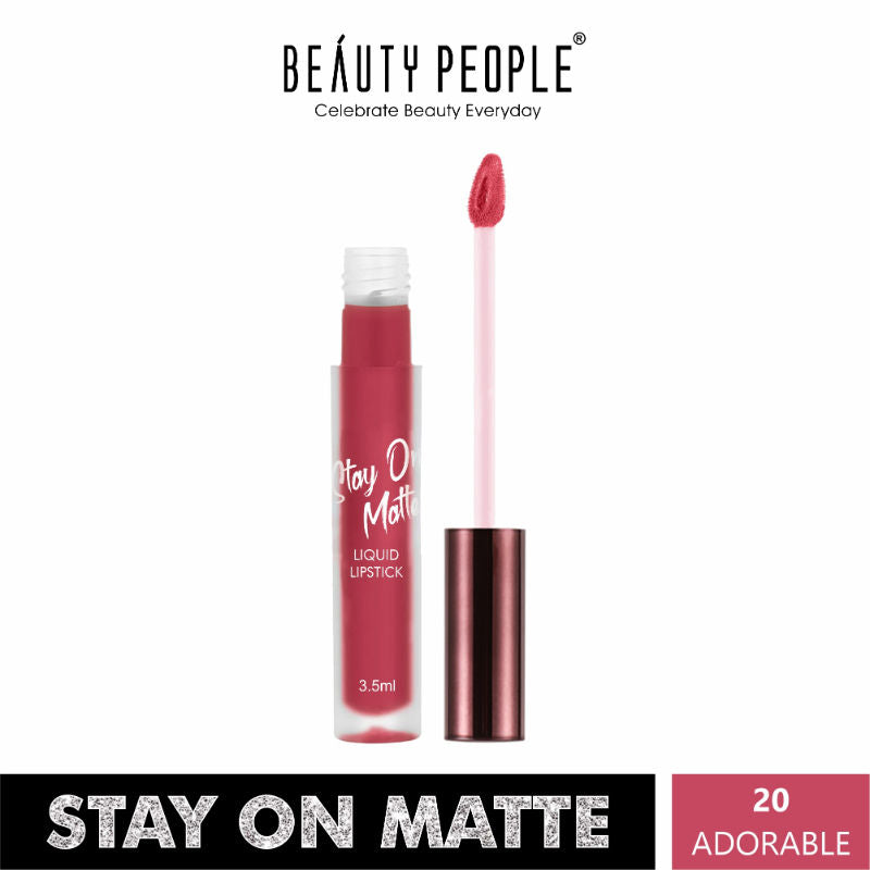 Beauty People Stay On Matte Liquid Lip Color With SPF 15