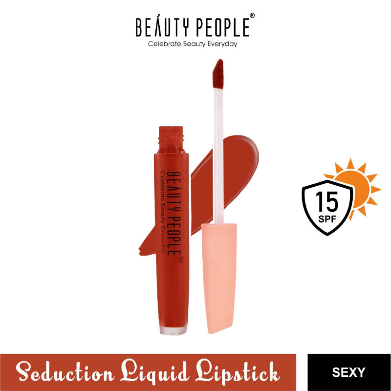 Beauty People Seduction Liquid Lipstick With Vitamin E & Rose Oil