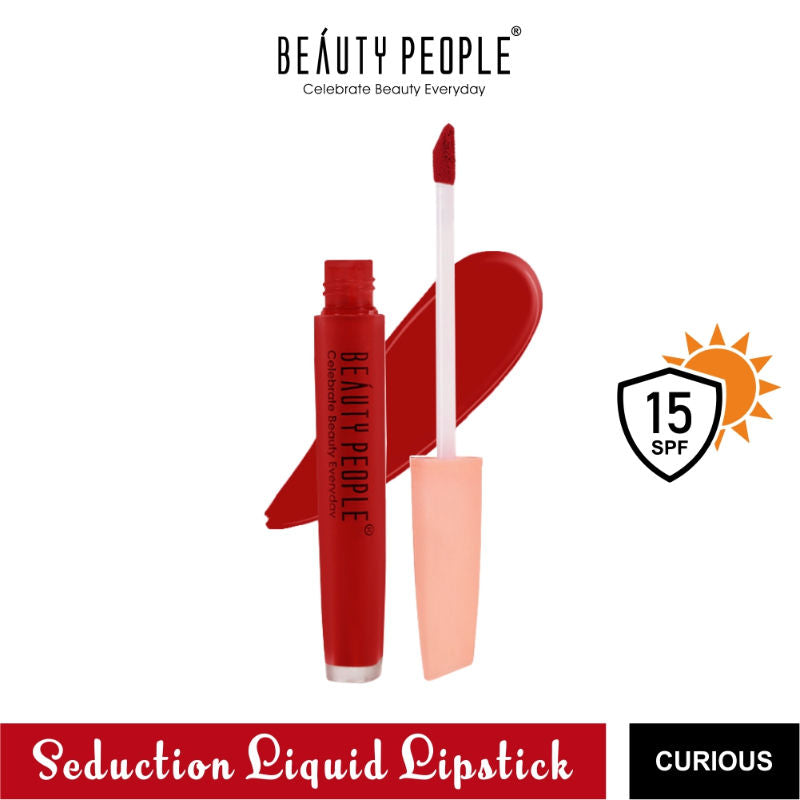 Beauty People Seduction Liquid Lipstick With Vitamin E & Rose Oil