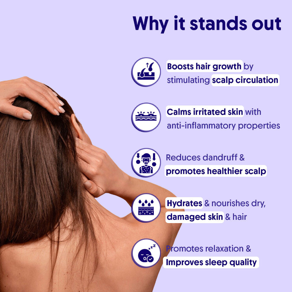 Aravi Organic 100% Pure Lavender Essential Oil For Healthy Hair Growth, Skin, & Sleep