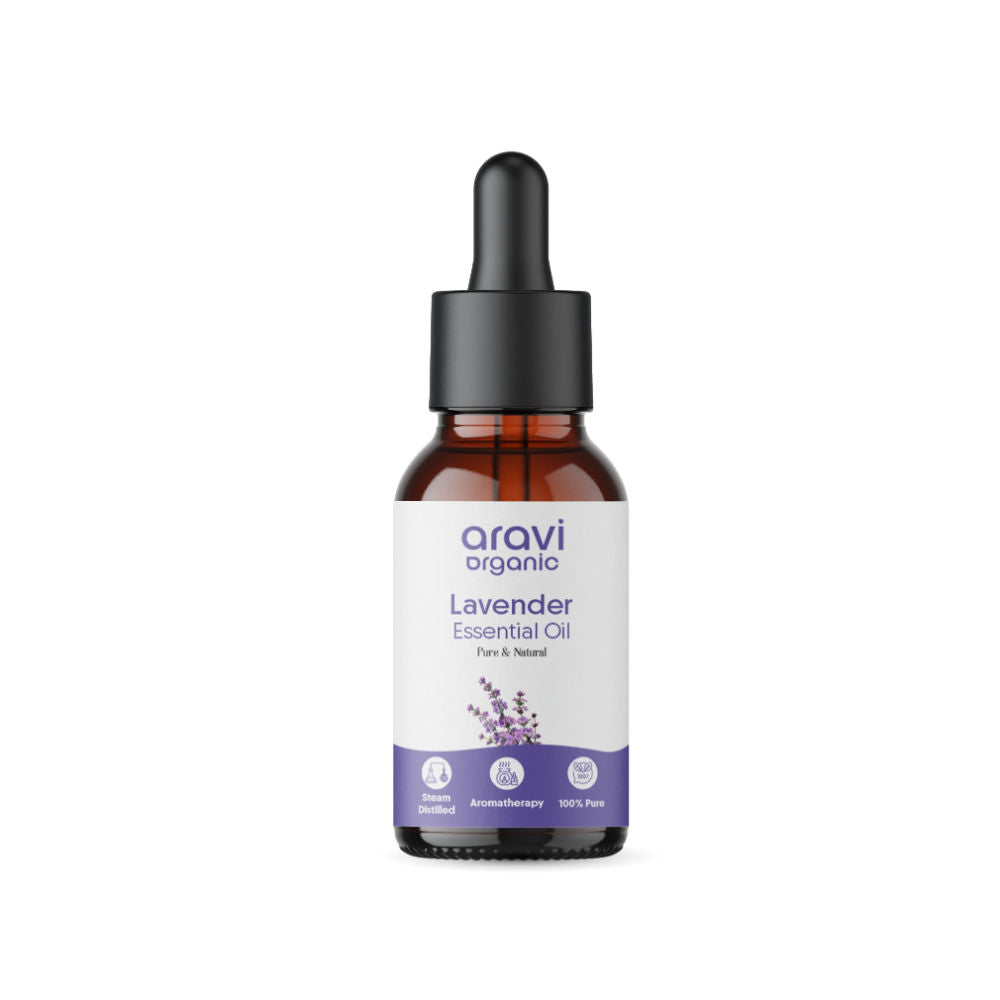 Aravi Organic 100% Pure Lavender Essential Oil For Healthy Hair Growth, Skin, & Sleep