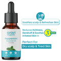 Aravi Organic 100% Pure Peppermint Essential Oil For Hair Growth, Hair Fall Control & Scalp