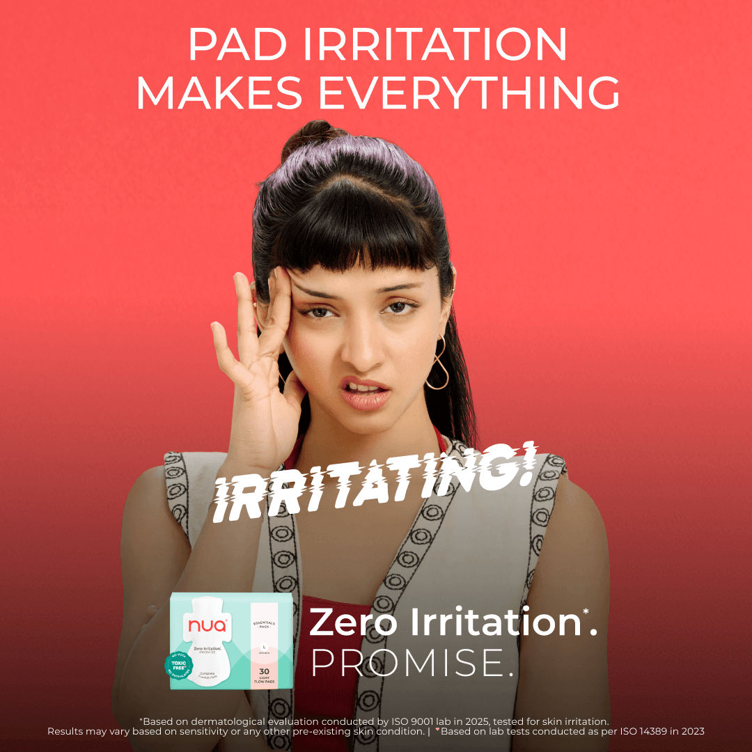 Nua Complete Comfort Pads Zero Irritation Promise Essentials Pack Super Saver 4x Comfort 100% Toxic