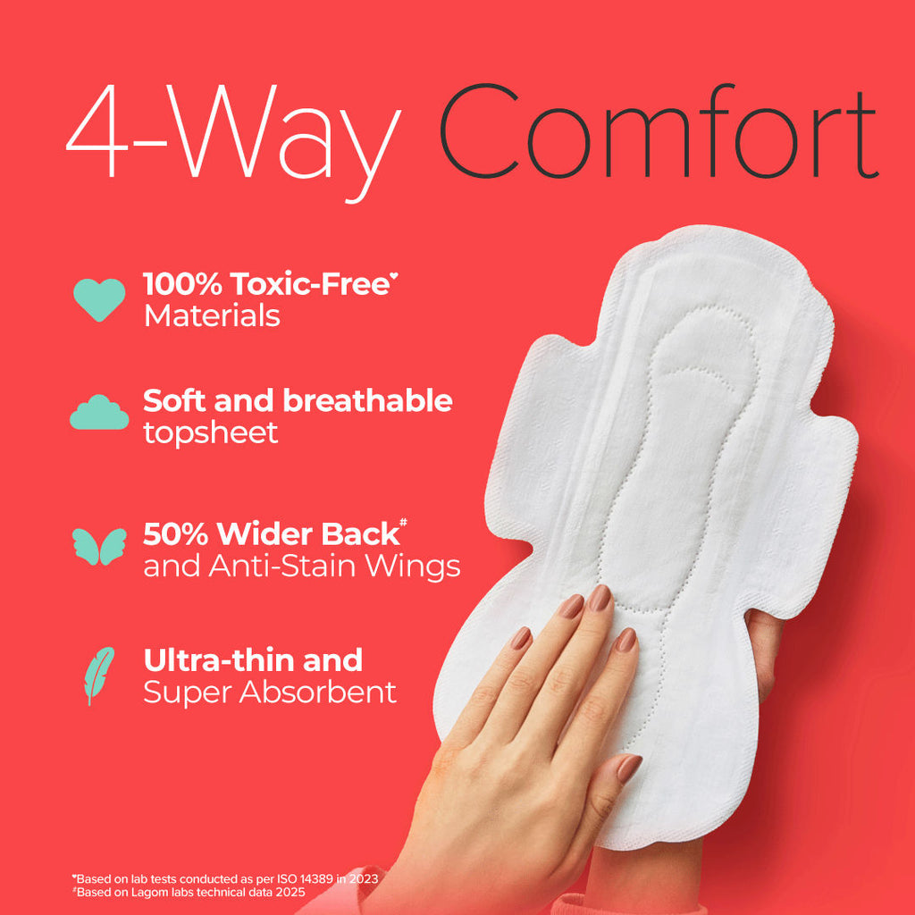 Nua Complete Comfort Pads With Disposal Cover
