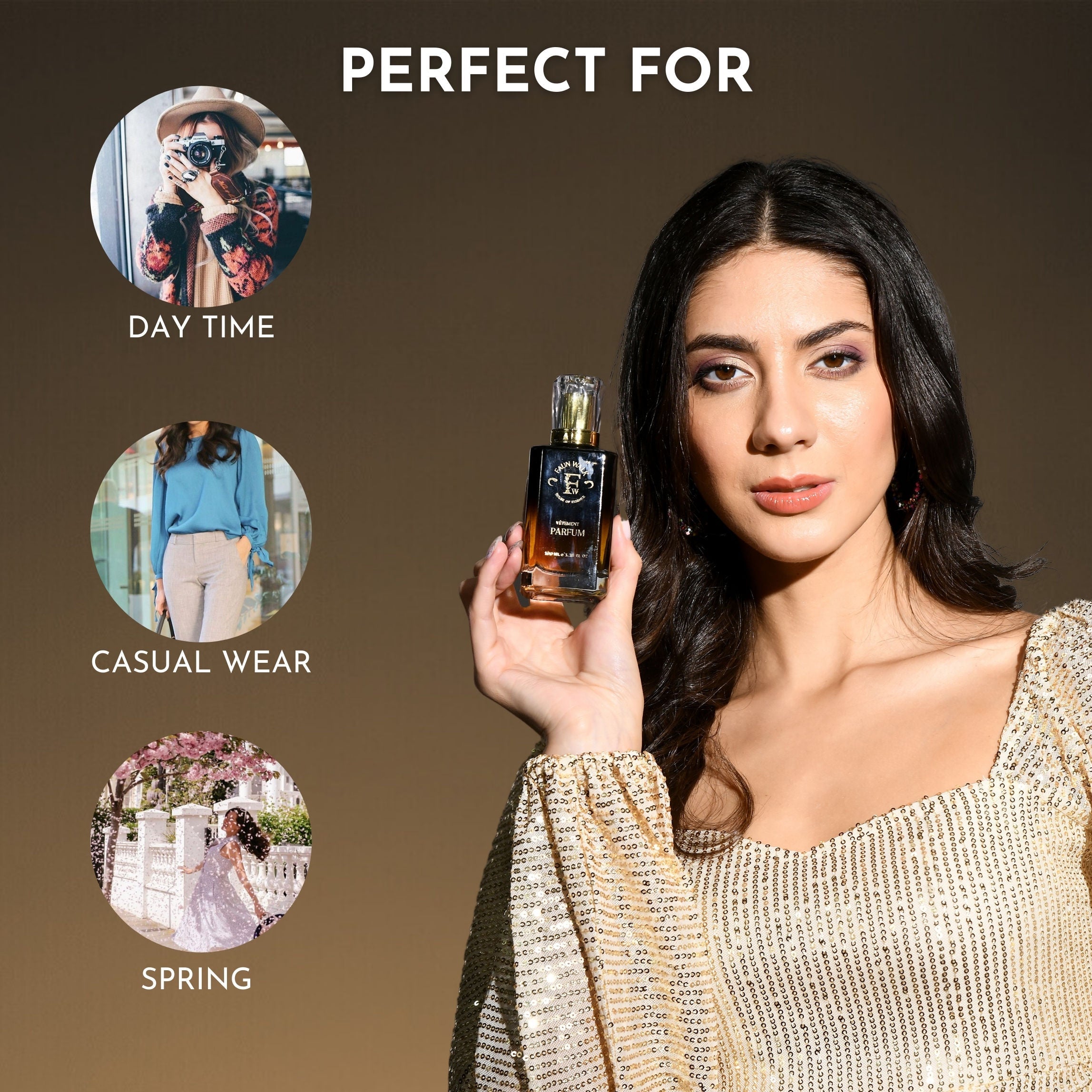 Faunwalk Bloombed Women Perfume With 2 Travel Size Mini Included-Smells Like Gucci Flora