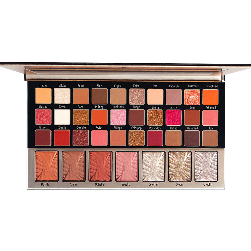 Character Hypnotize Eyeshadow Blusher Highlighter Palette - HEB001