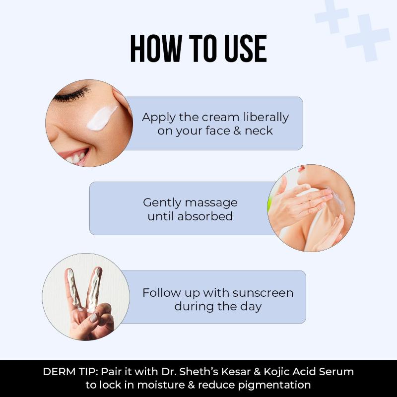 Dr. Sheth's Kesar & Kojic Acid Moisturizing Cream
