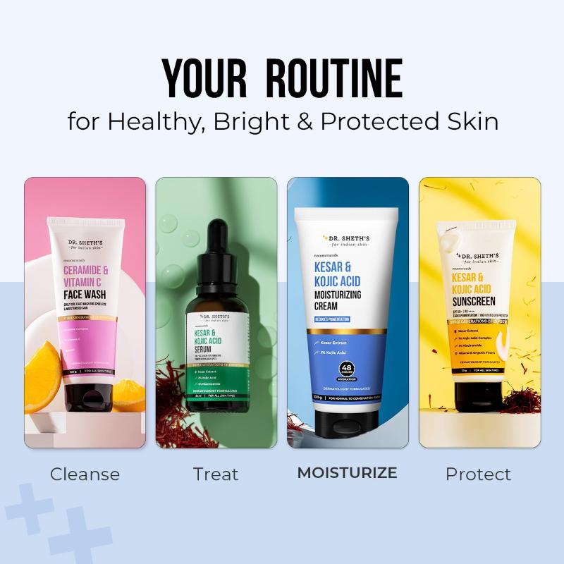 Dr. Sheth's Kesar & Kojic Acid Moisturizing Cream