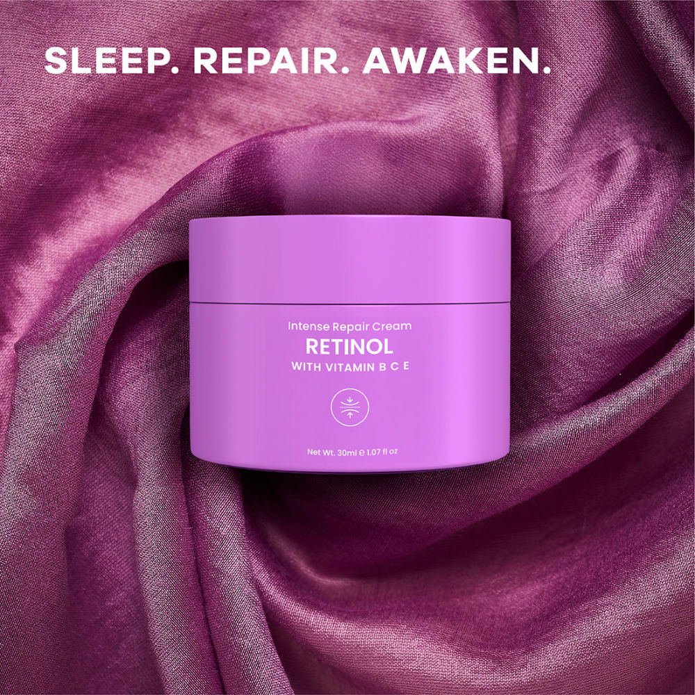 Earth Rhythm Retinol Intense Repair Night Cream, Firms Skin and Fades Premature Wrinkles