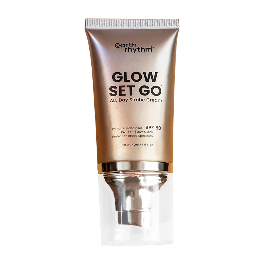 Earth Rhythm Glow Set Go All Day Strobe Creme Primer + Moisturiser + SPF 50 - Pearly Glow