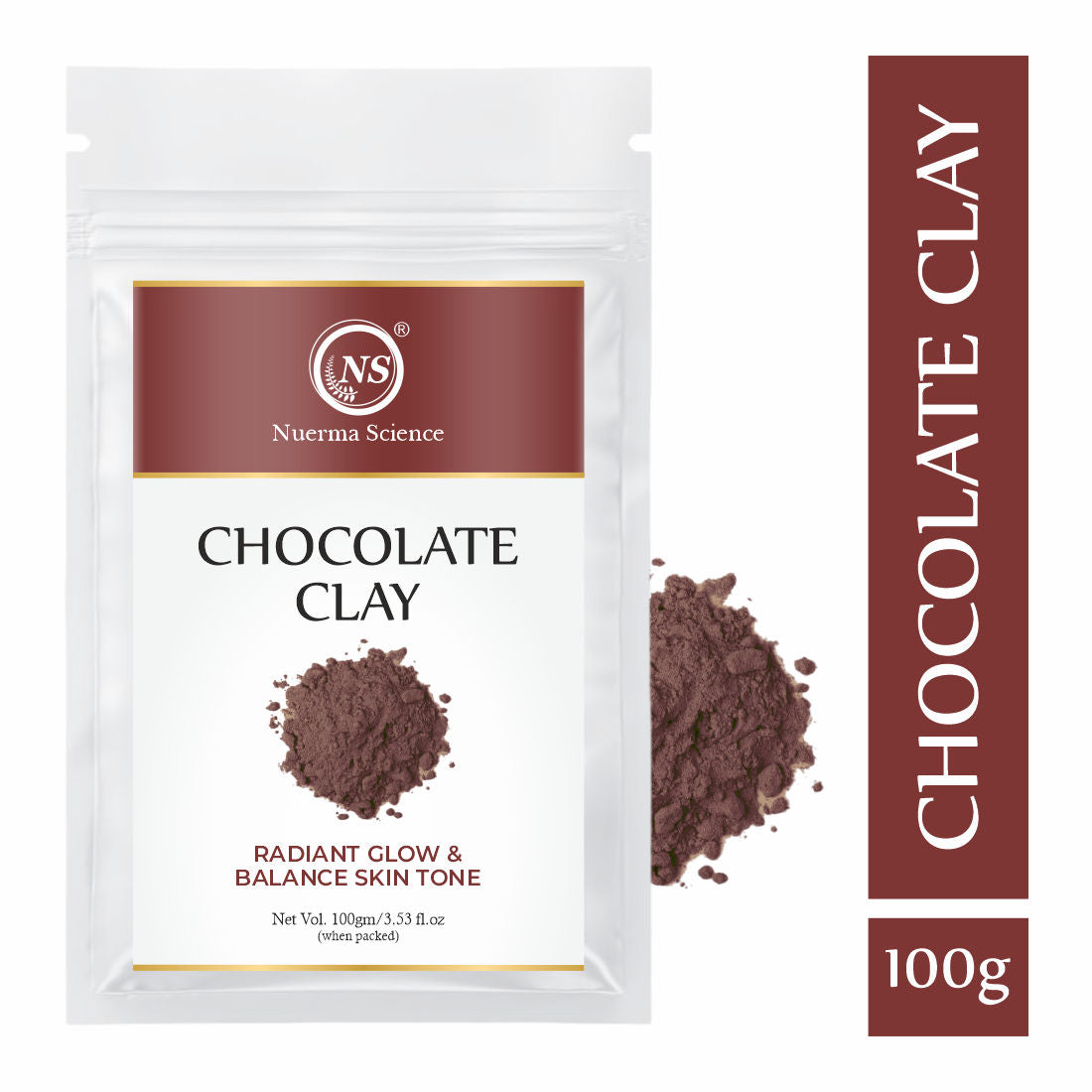 Nuerma Science Choclate Clay Mask for Exfoliation Skin & Brightening