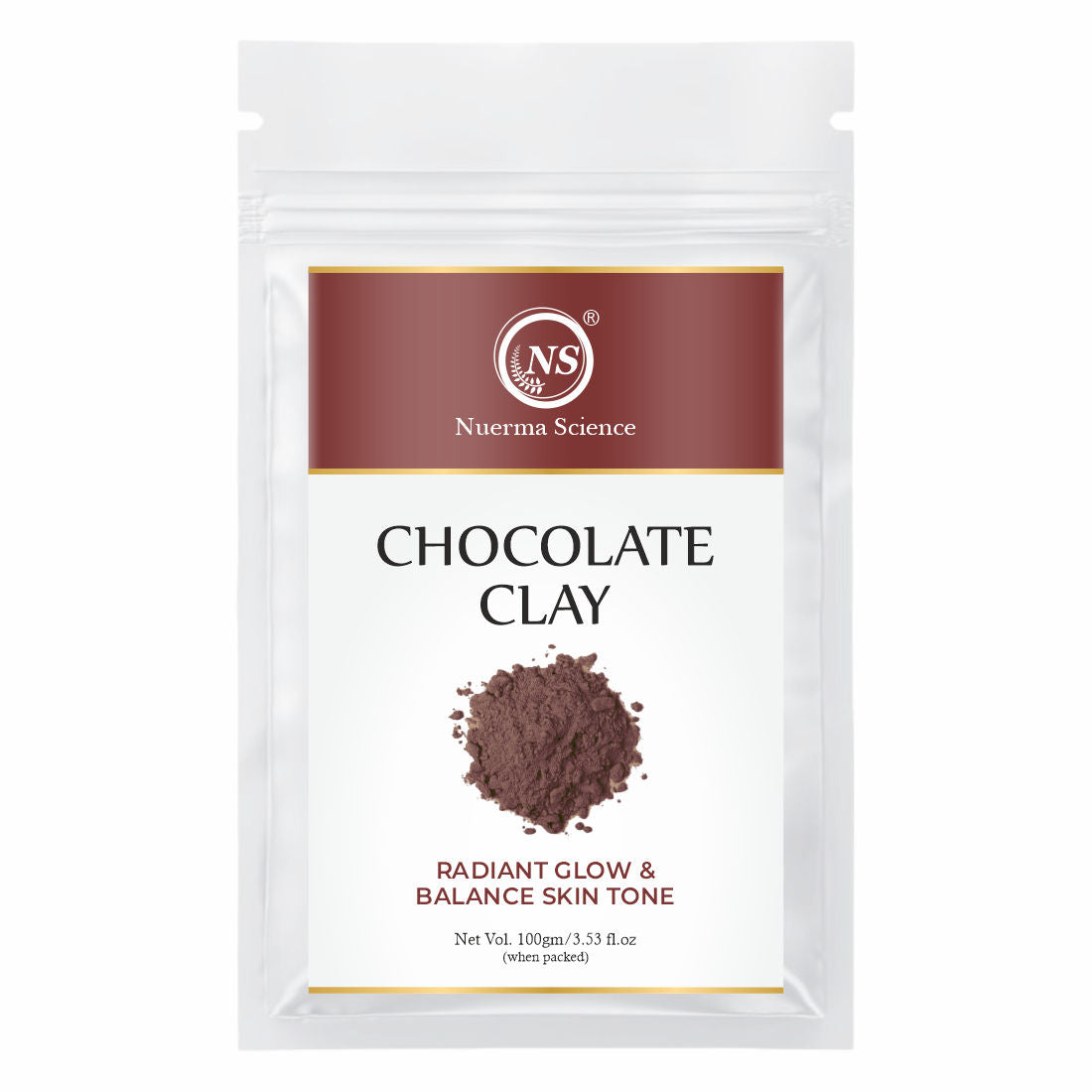 Nuerma Science Choclate Clay Mask for Exfoliation Skin & Brightening