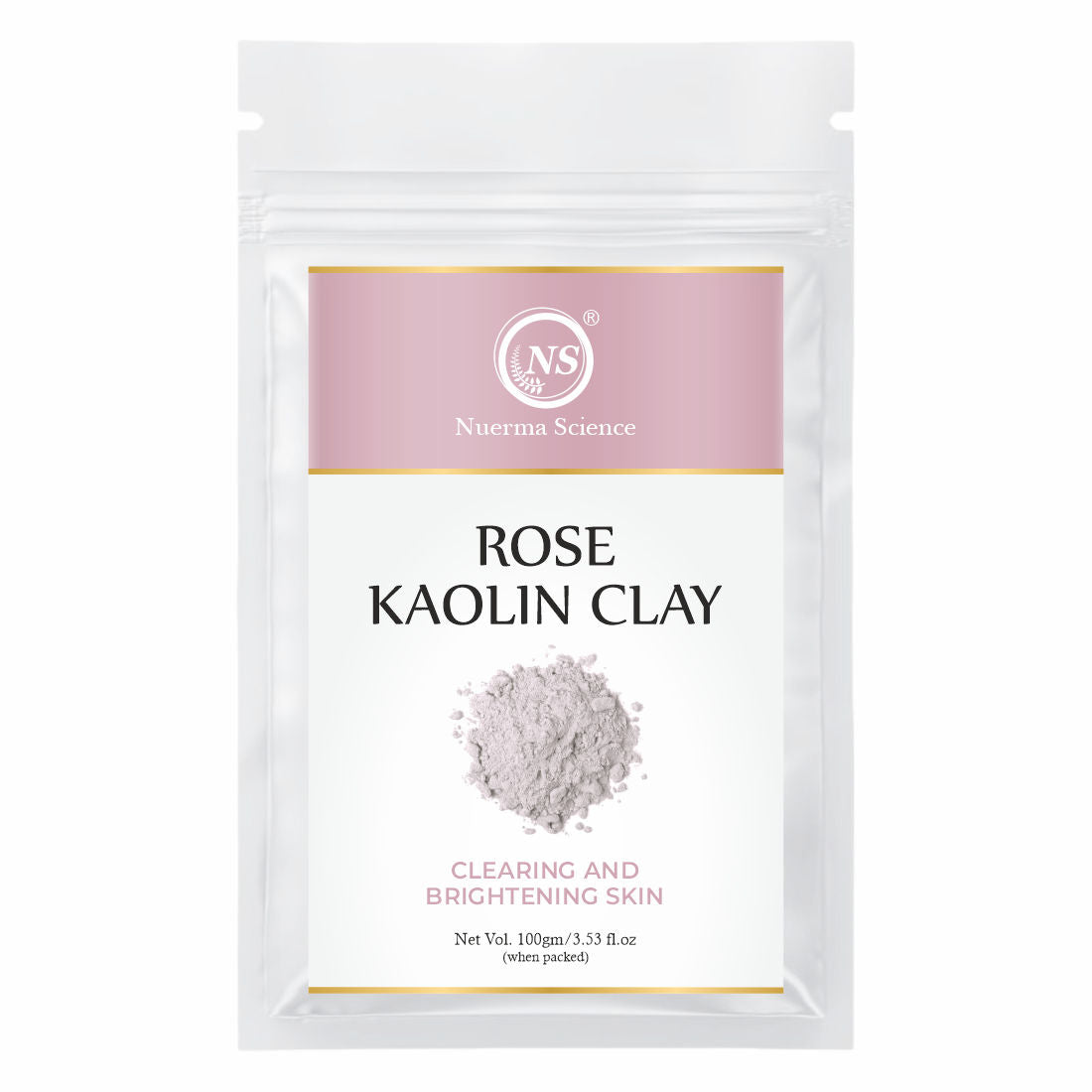 Nuerma Science 100% Natural Rose Kaolin Clay Mask