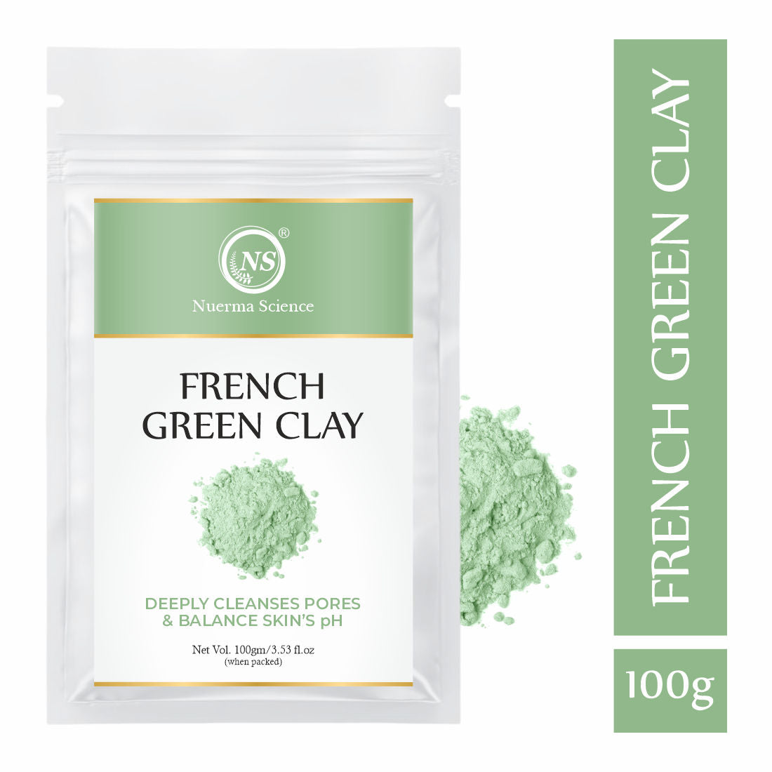 Nuerma Science French Green Toaning Clay Powder