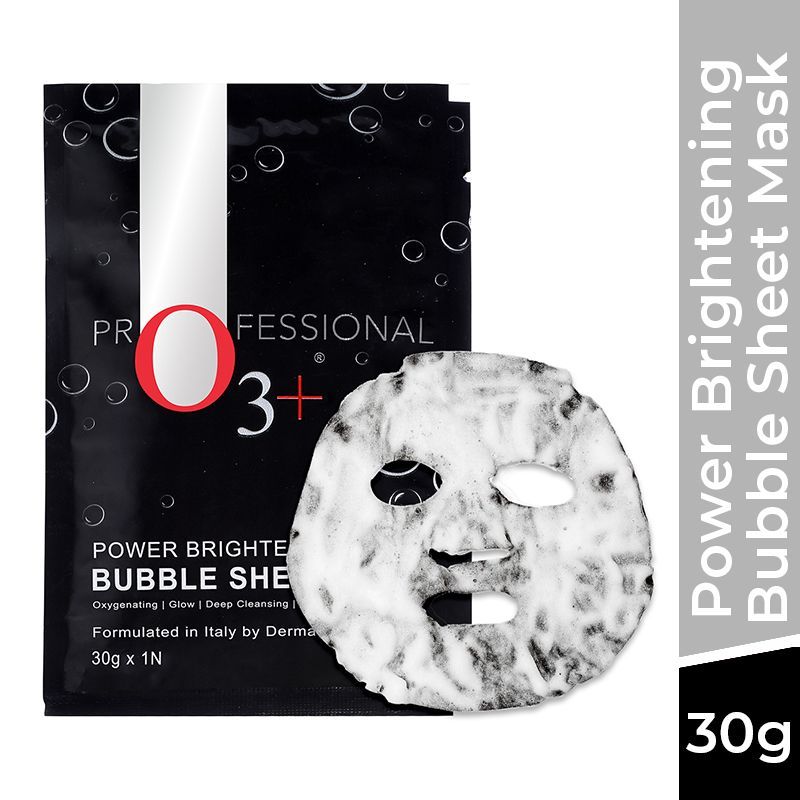 O3+ Power Brightening Bubble Sheet Mask
